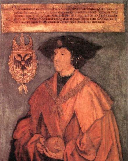 Albrecht Durer Emperor Maximilian Spain oil painting art